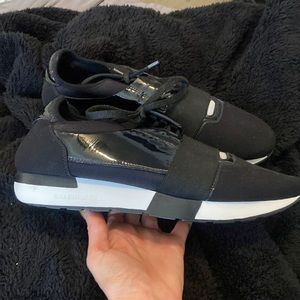 Sexy size 41 Balenciaga Neoprene patent leather race runner sneakers